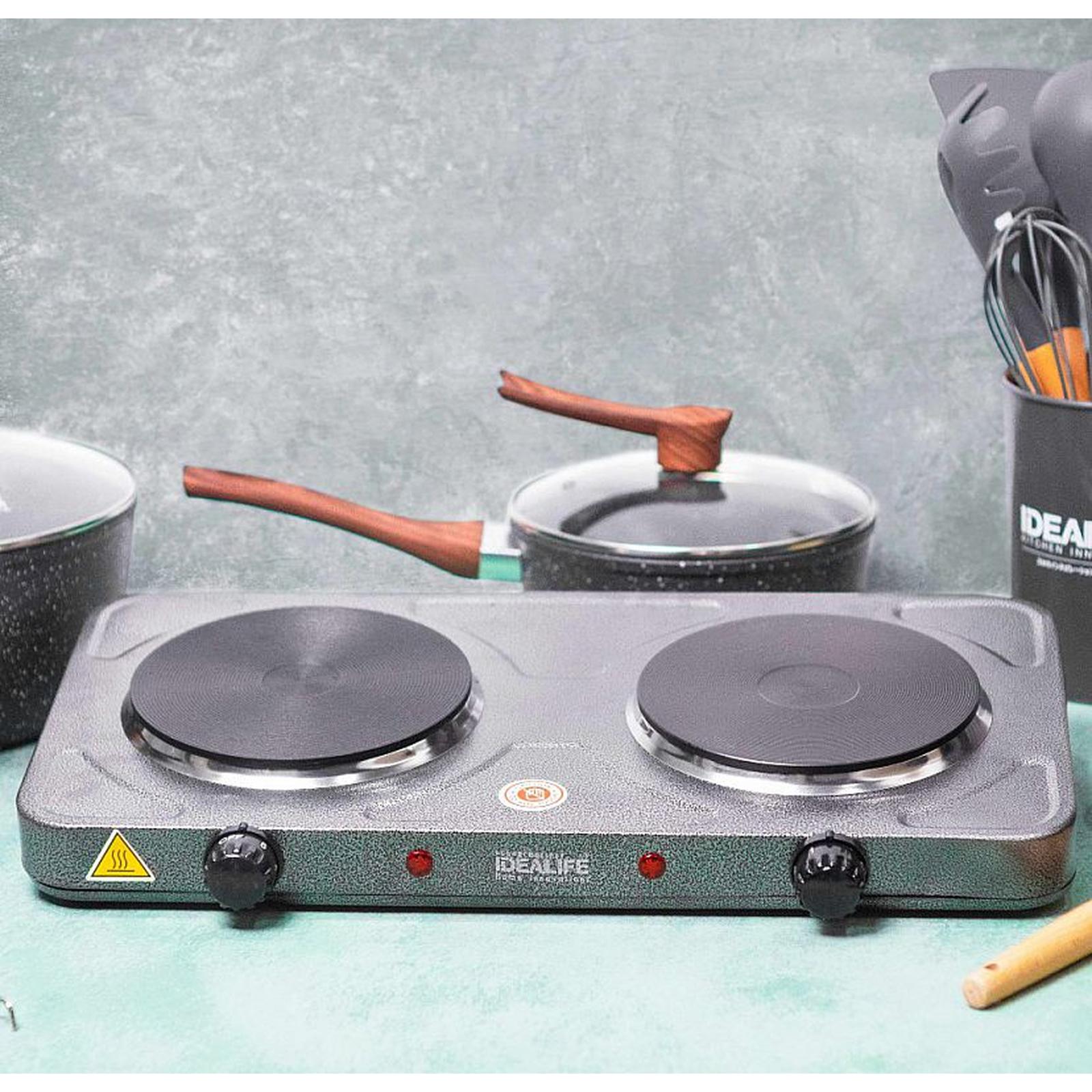 IDEALIFE - Electronic Hot Stove - Kompor Listrik 2 Tungku - IL-402