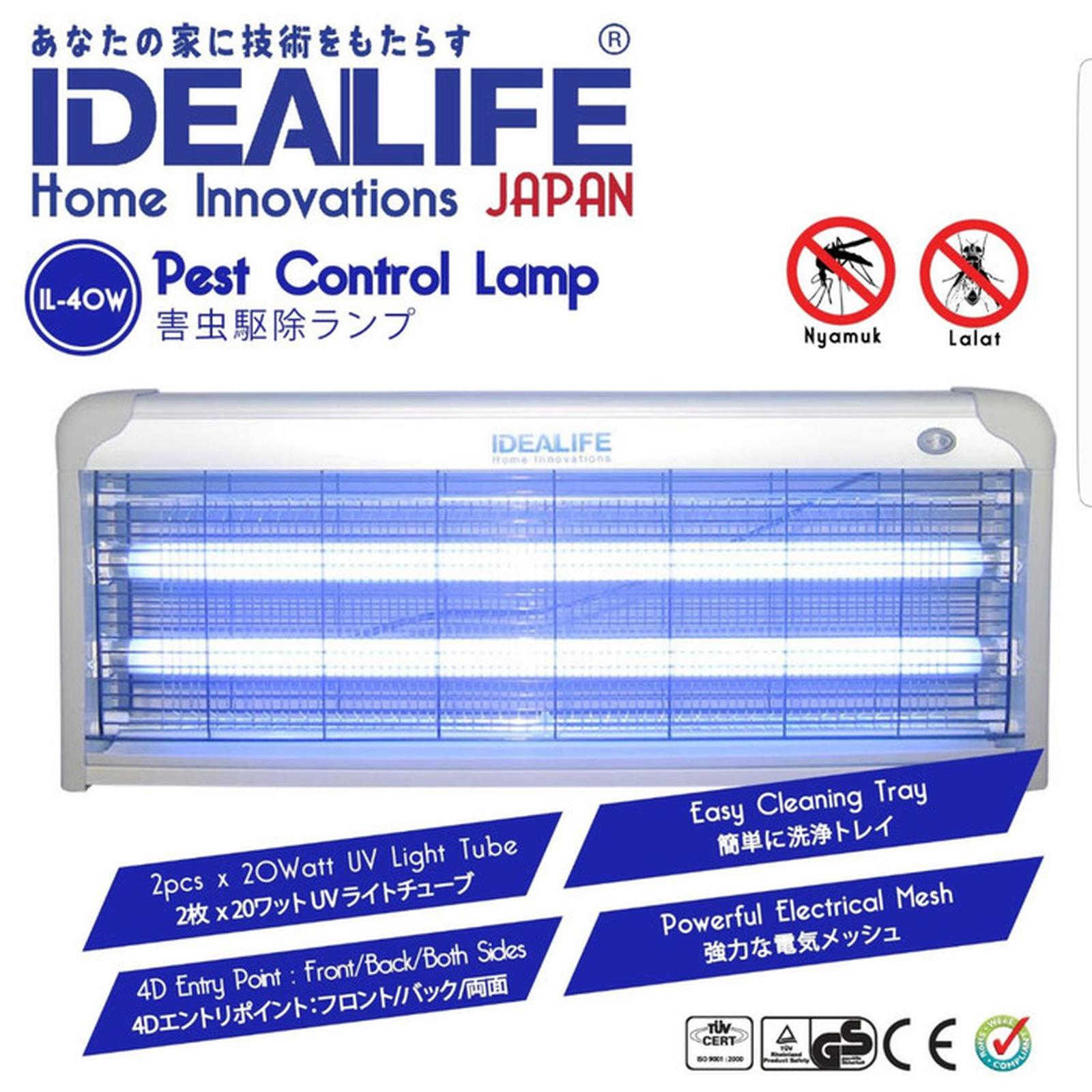 Idealife IL-40W Lampu Nyamuk, Lampu Pembasmi Serangga, Pest Control